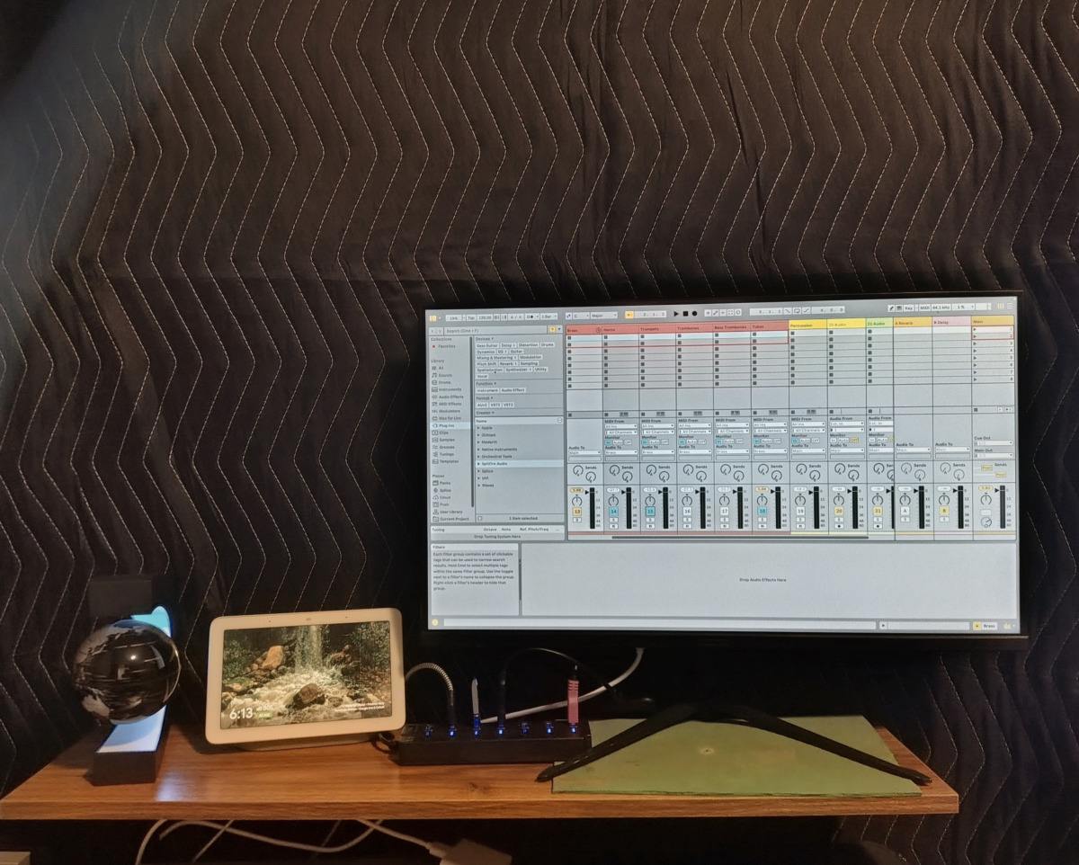 home recording studio desk